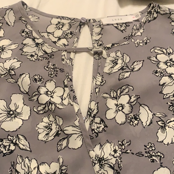 Lush Floral Print Boho Skater Dress - Picture 5 of 6